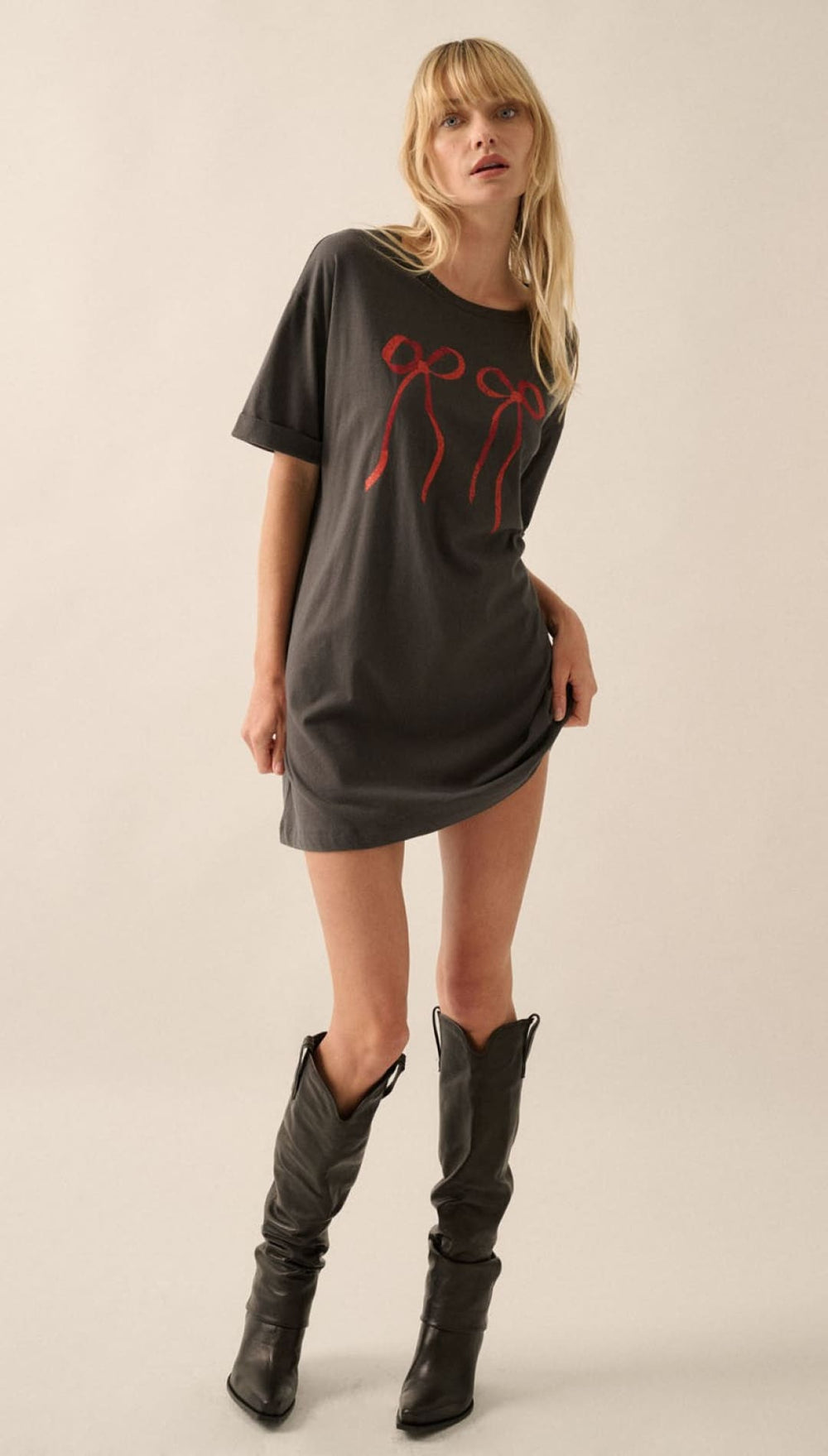 Bowie Graphic Tee Dress - 240 Intimates/Lounge