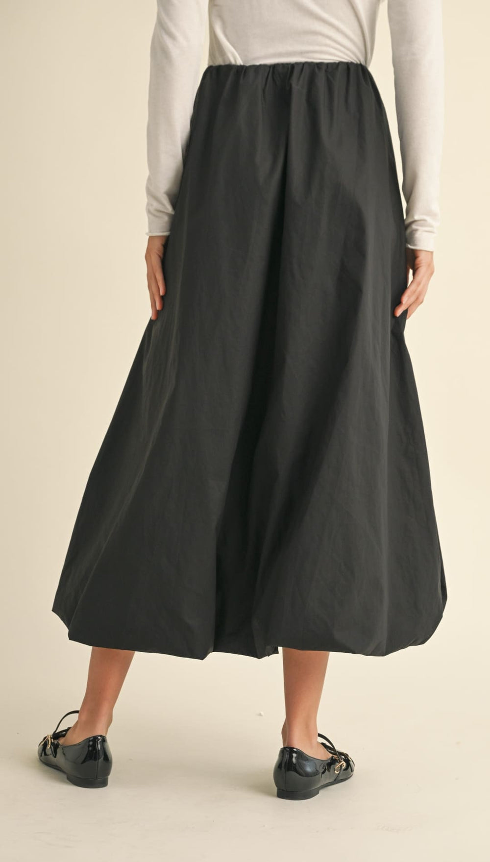 Bubble Hem Midi SKirt - 220 Other Bottoms