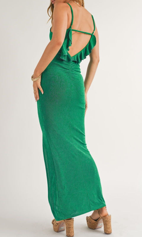 Cacti Open Back Maxi Dress - 180 Dresses