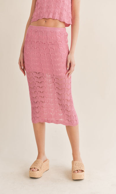 Cappuccino Knit Midi Skirt - 220 Other Bottoms