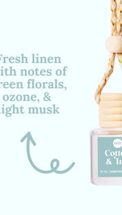 Hanging car air freshener.