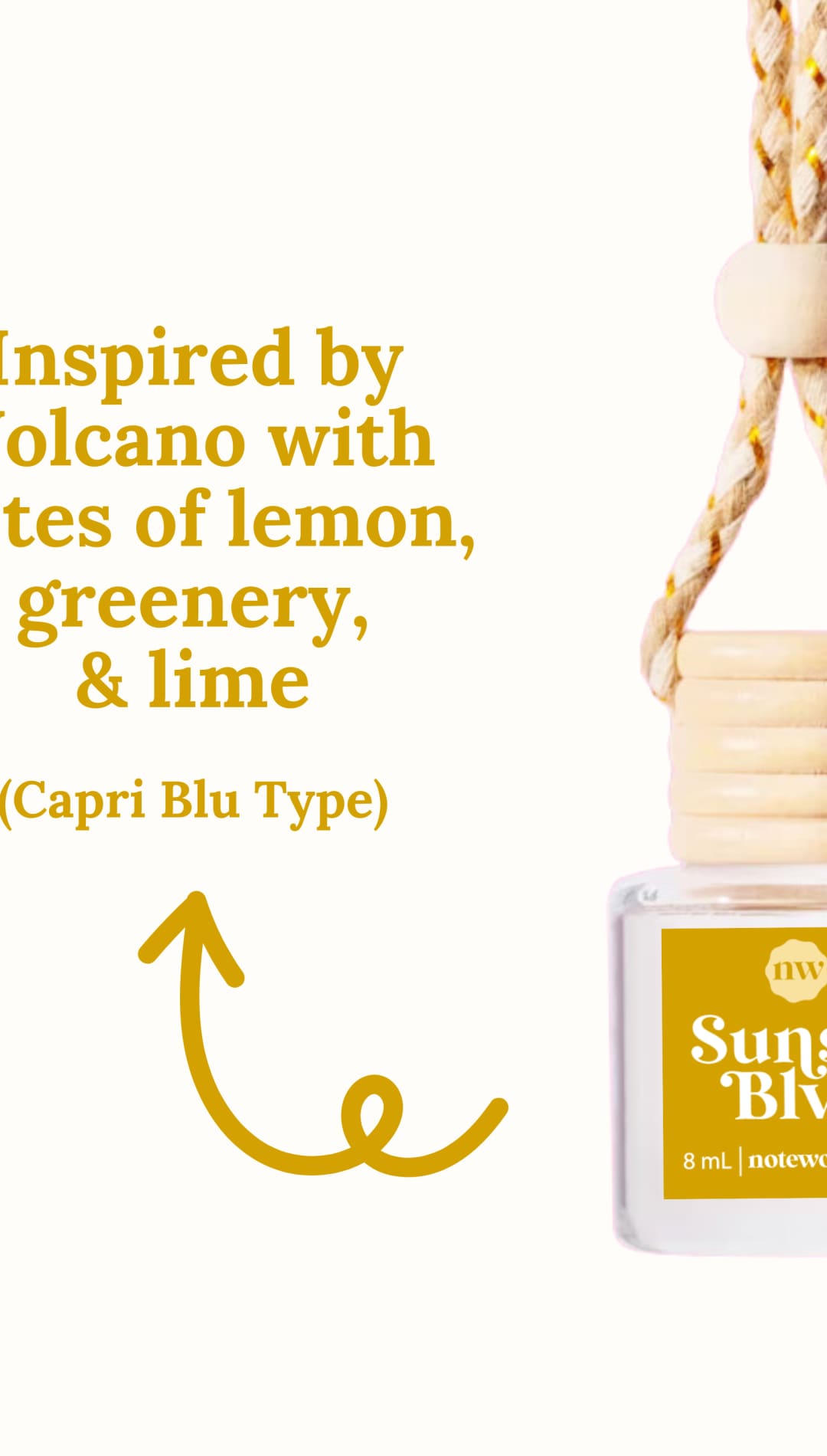 Sunset Blvd car air freshener.