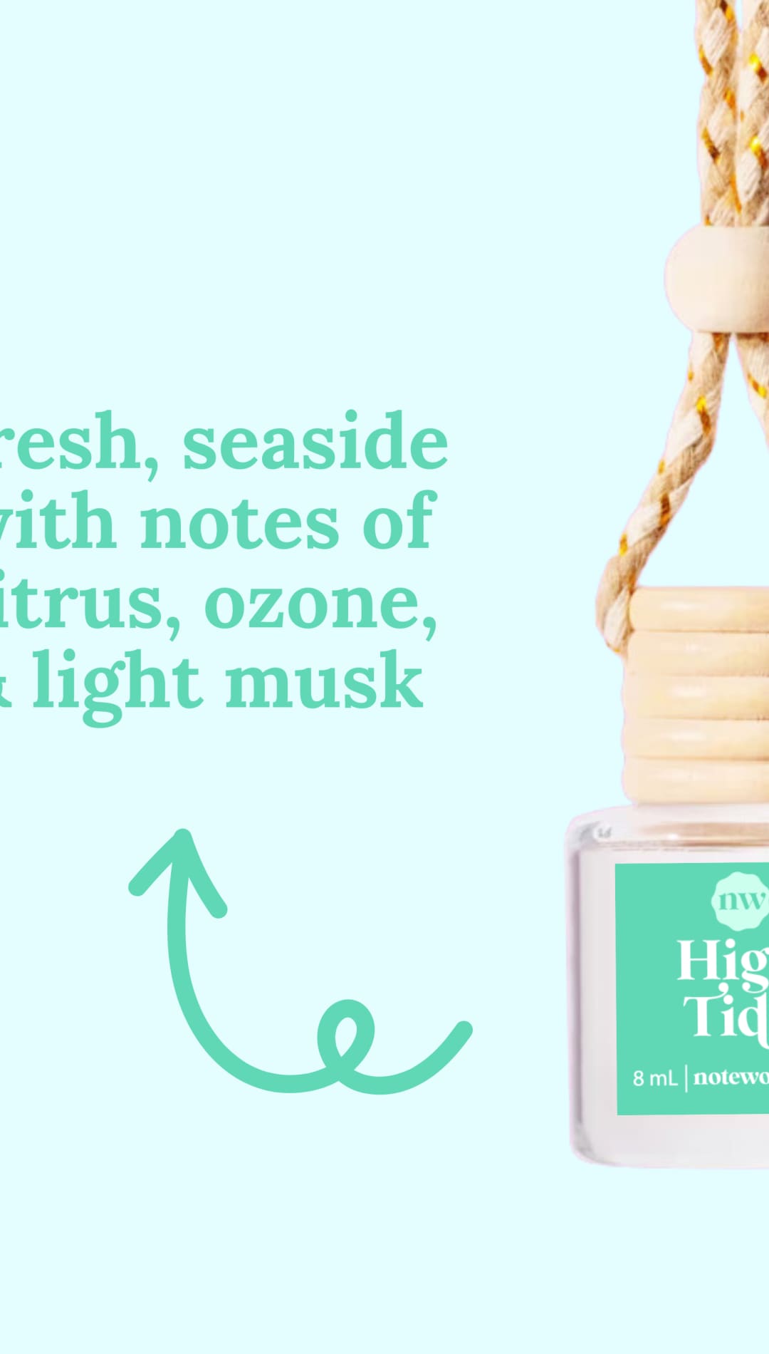 Hanging car air freshener.