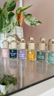 Aromatic car diffuser collection.