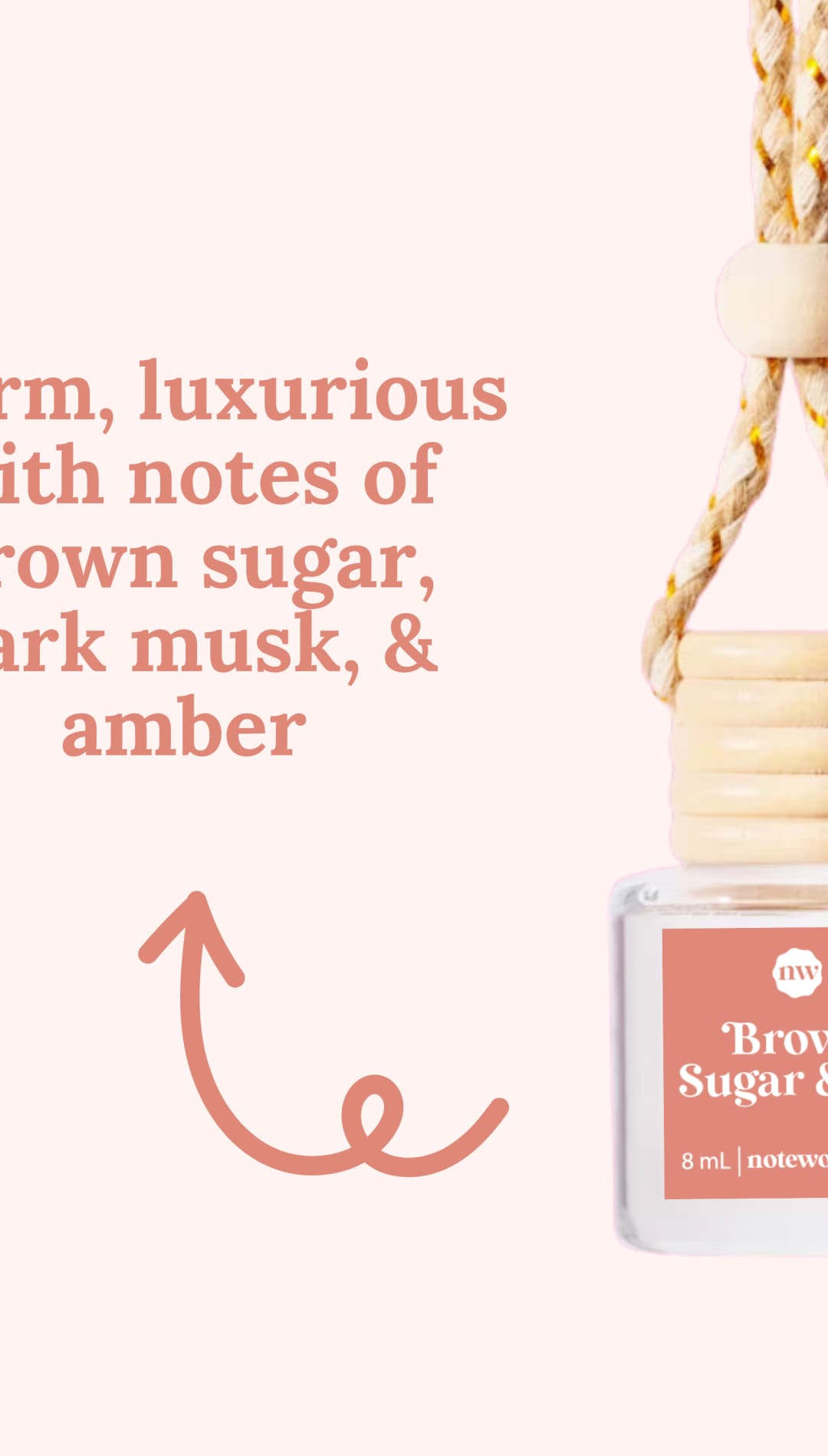Brown sugar and fig car air freshener.
