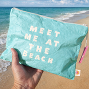 Meet Me At The Beach Tyvek Pouch
