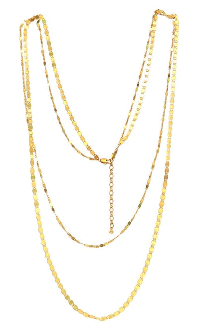 Chain Layered Necklace - Jewelry