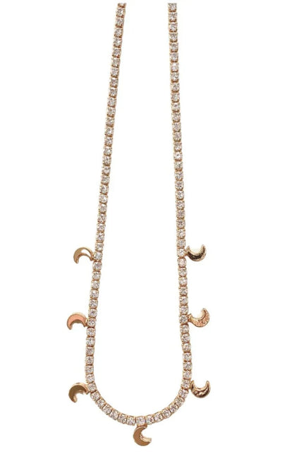 Charm CZ Necklace - 260 Jewelry