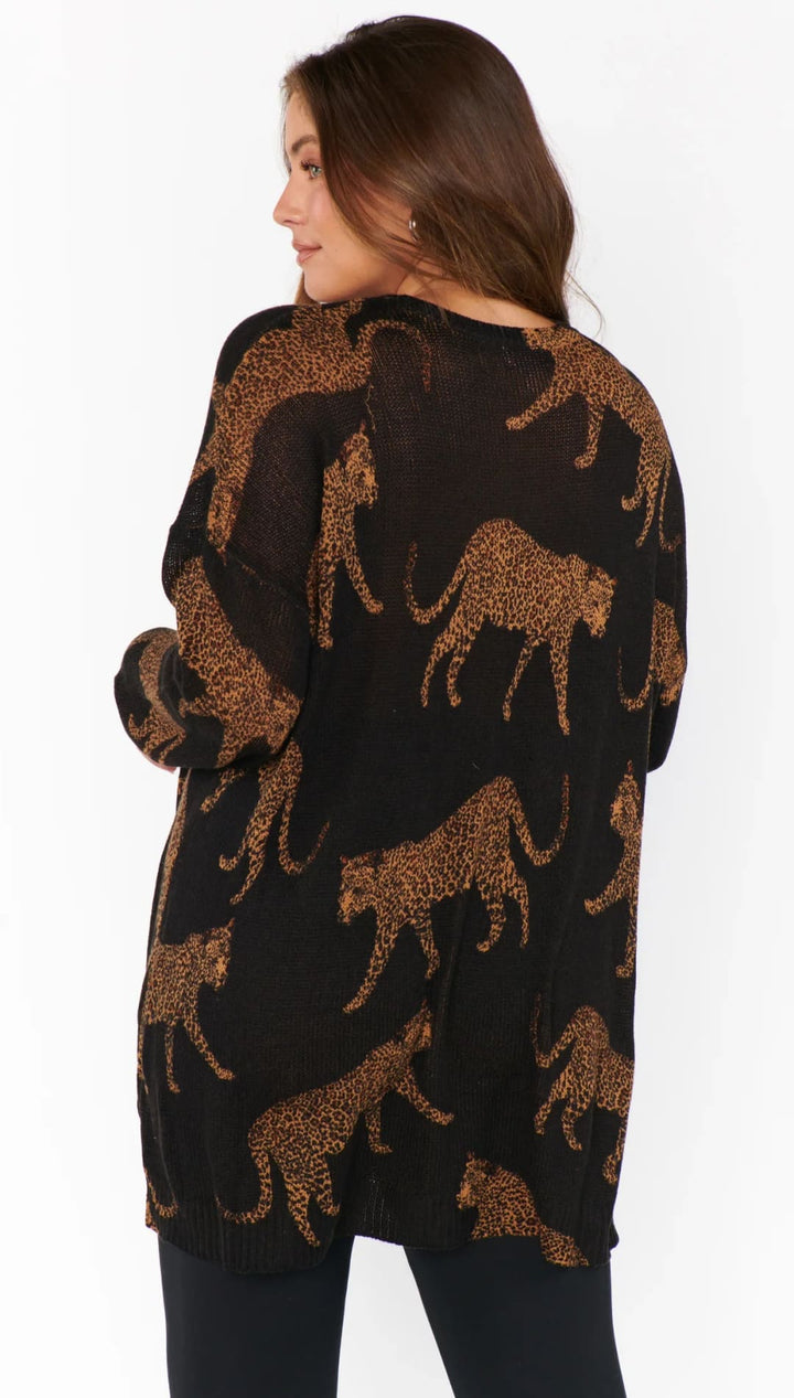 Cheetah Bonfire Sweater - 140 Sweaters