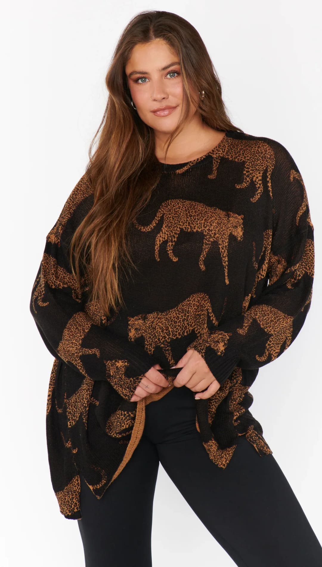 Cheetah Bonfire Sweater - 140 Sweaters