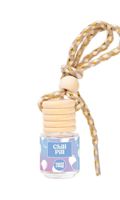 Chill Pill Car Air Freshener | Hanging Fragrance Diffuser - GIFT