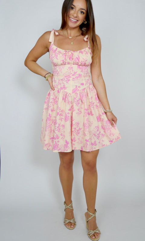 Chloe’ Floral Bustier Dress - 180 Dresses