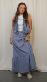 Chloe' Gingham Skirt