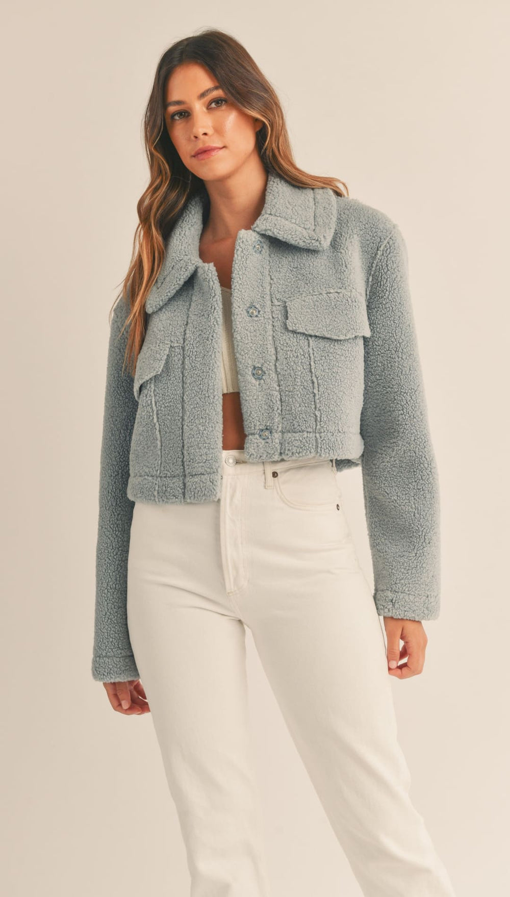 Chloe Sherpa Jacket - 170 Jackets/Outerwear