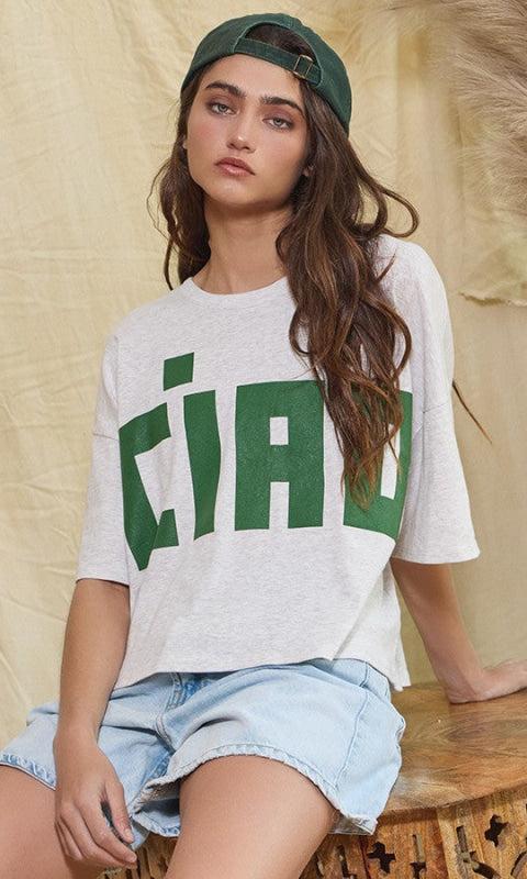 Ciao Ciao Graphic Tee - 100 Short Sleeve