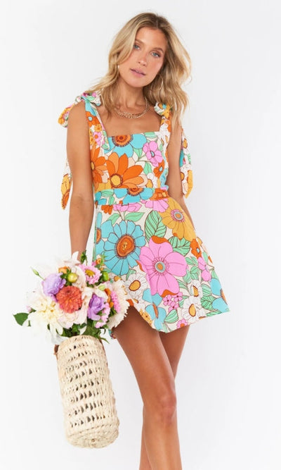Claire Mini Dress - Flower Market - Dress