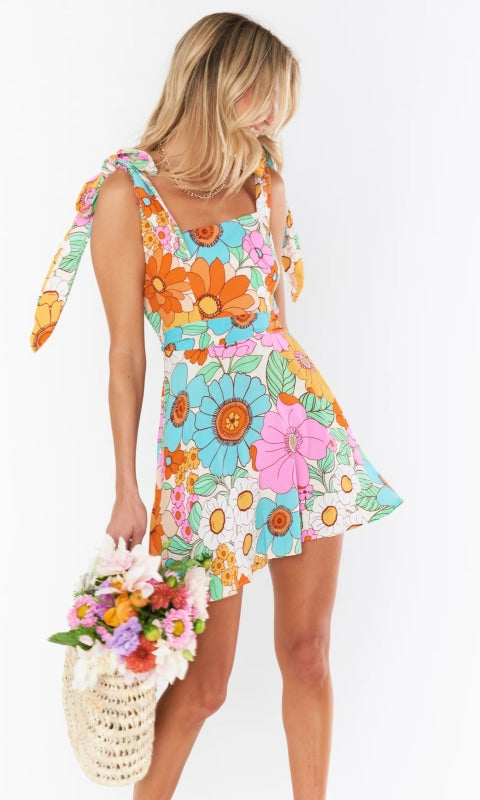 Claire Mini Dress - Flower Market - Dress