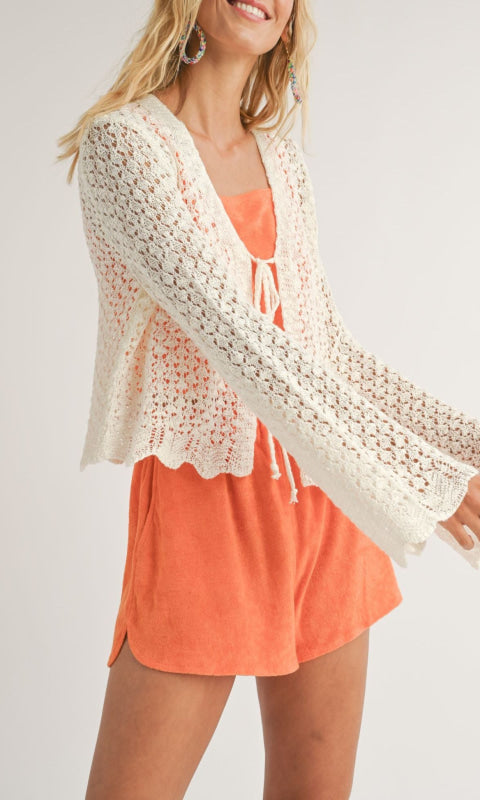 Clark Tie Front Cardigan - 140 Sweaters