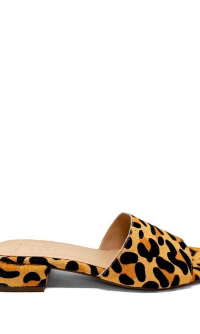 Claudia Leopard Slides - Shoes