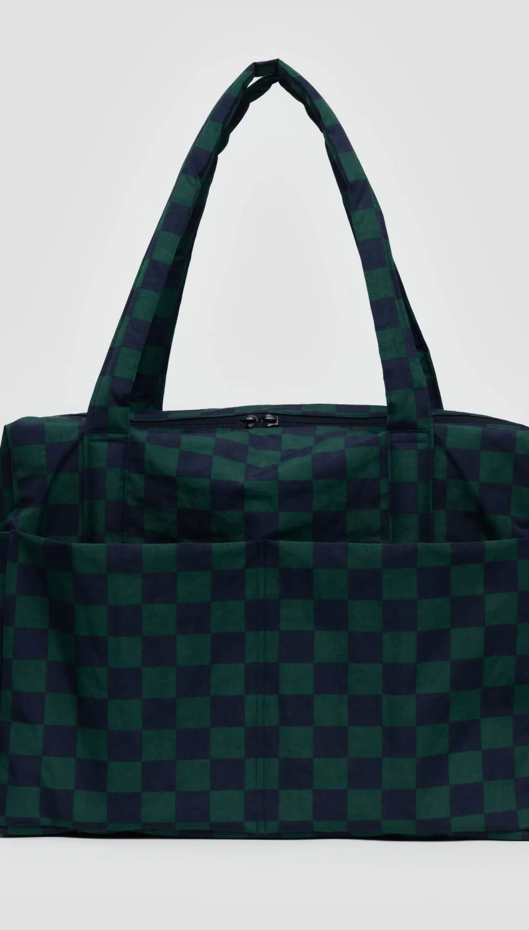 Cloud Carry On Bag - Navy Green Check - 270 Handbags