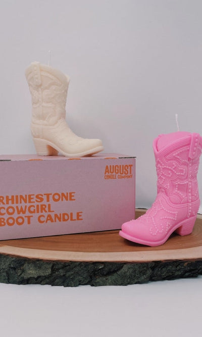 Cowboy Boot Candle - GIFT