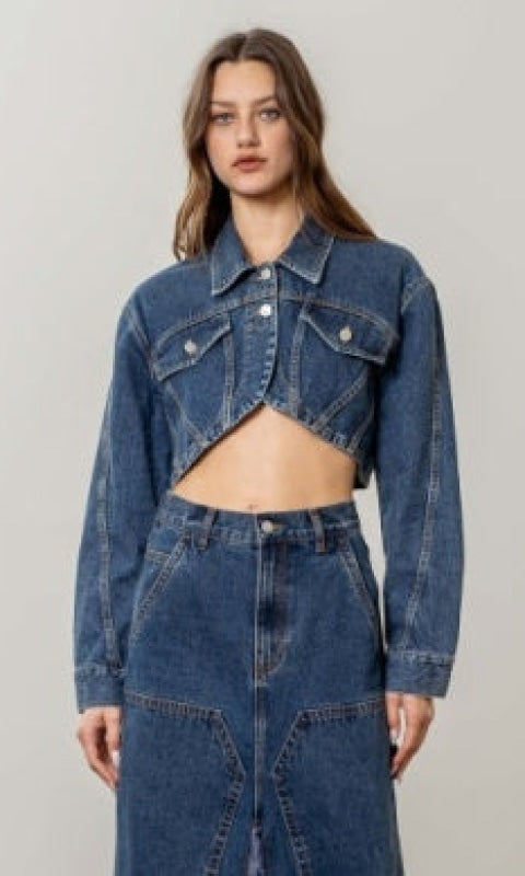 Cutting Corners Crop Jacket