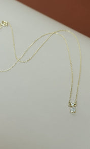 CZ Teardrop Necklace - JEWL