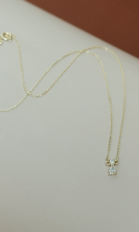 CZ Teardrop Necklace - JEWL
