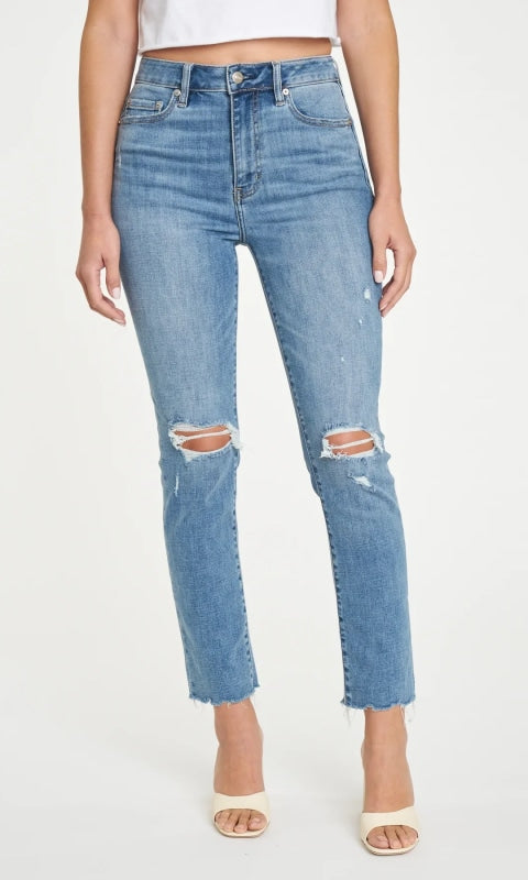 Daily Drive High Rise Cigarette Jeans - Denim