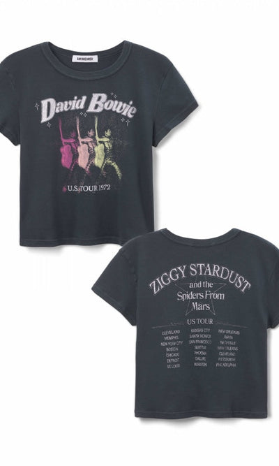David Bowie Glitter Tee - Shirts & Tops