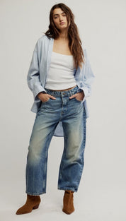 Woman’s casual outfit.