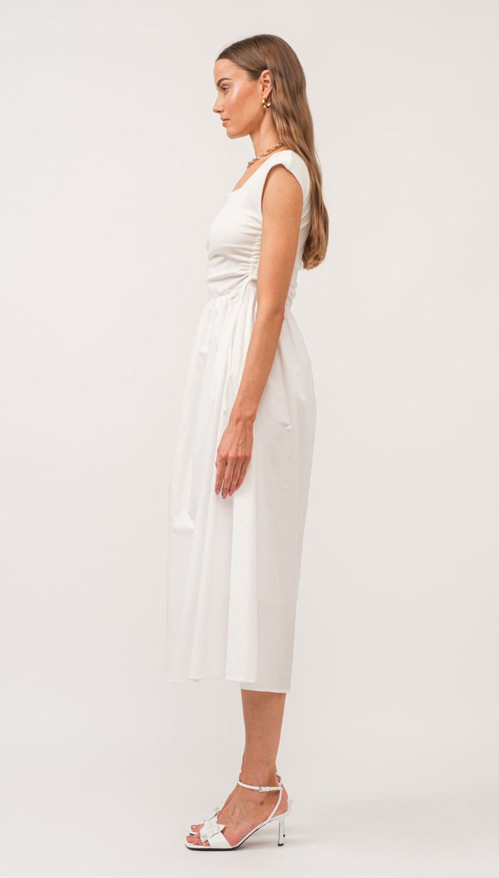 Delia Ruched Midi Dress - 180 Dresses