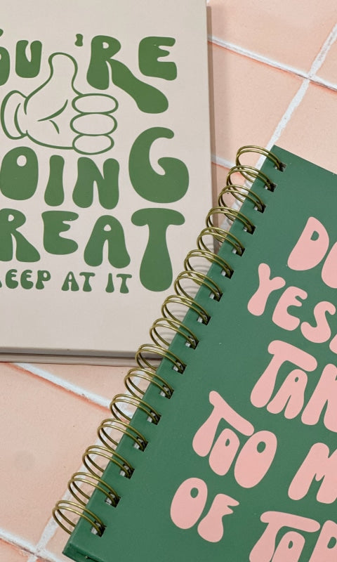 Doing Great Notebook - stationary