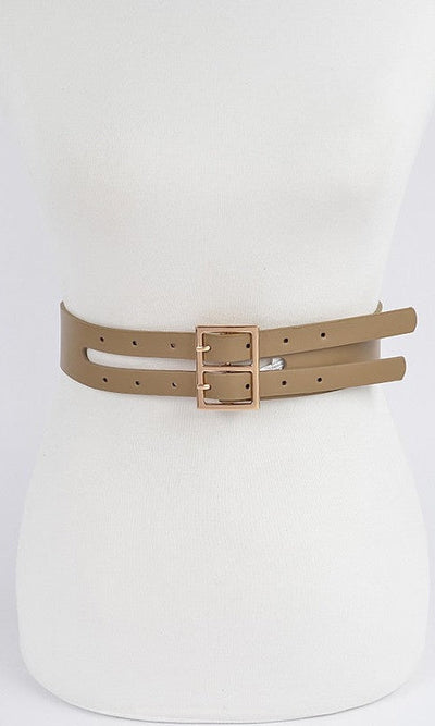 Double Rectangle Belt - Belts