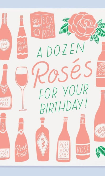 Dozen Rosés Birthday Card - default - GIFT