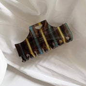 Claw Clip - Stripe/Heart