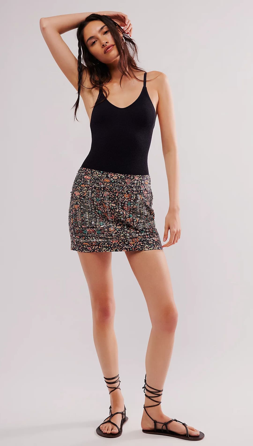 Embellished Mini Skirt - 220 Other Bottoms