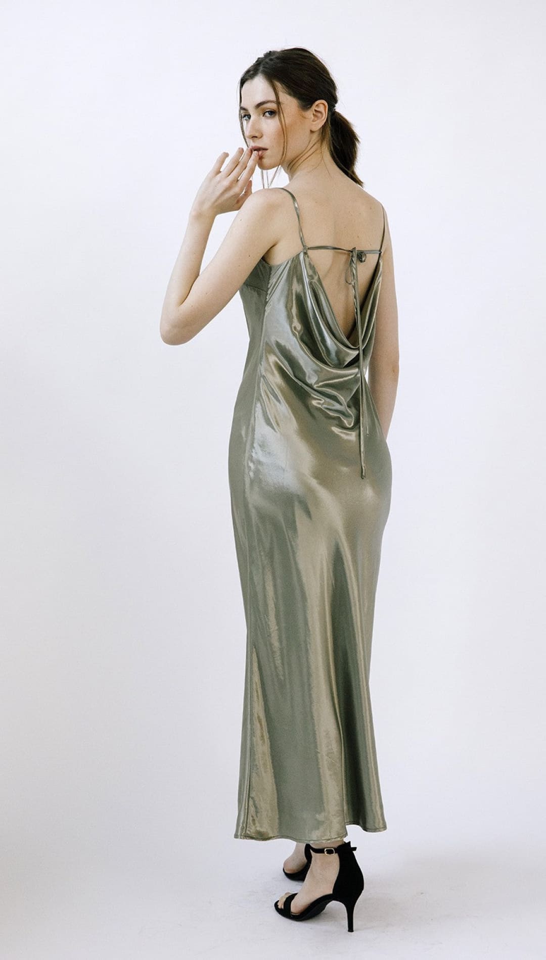 Empress Metallic Slip Dress - 180 Dresses