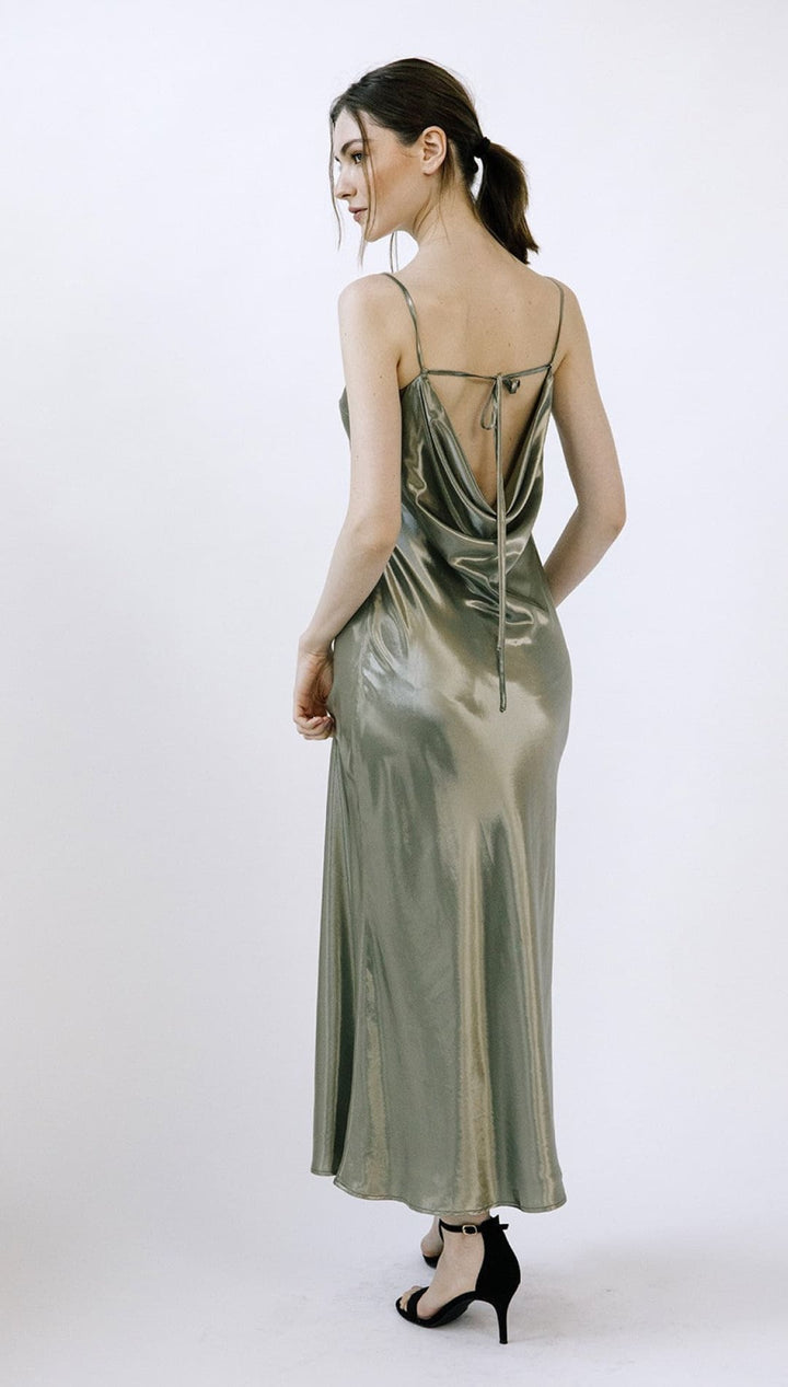 Empress Metallic Slip Dress - 180 Dresses