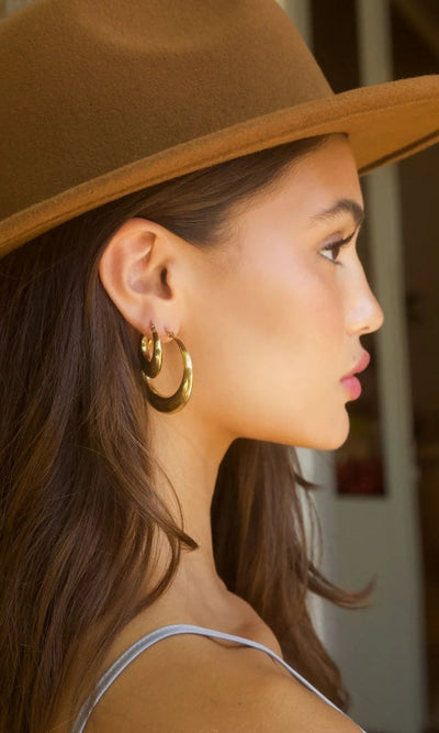 Estelle Hoop Earrings - Jewelry