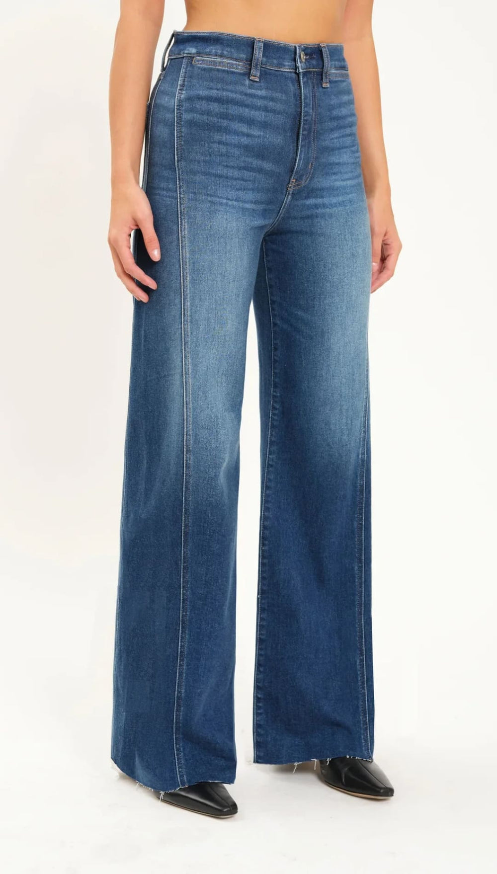 Far Out Wide Leg Jeans - Waterfall - 200 Jeans