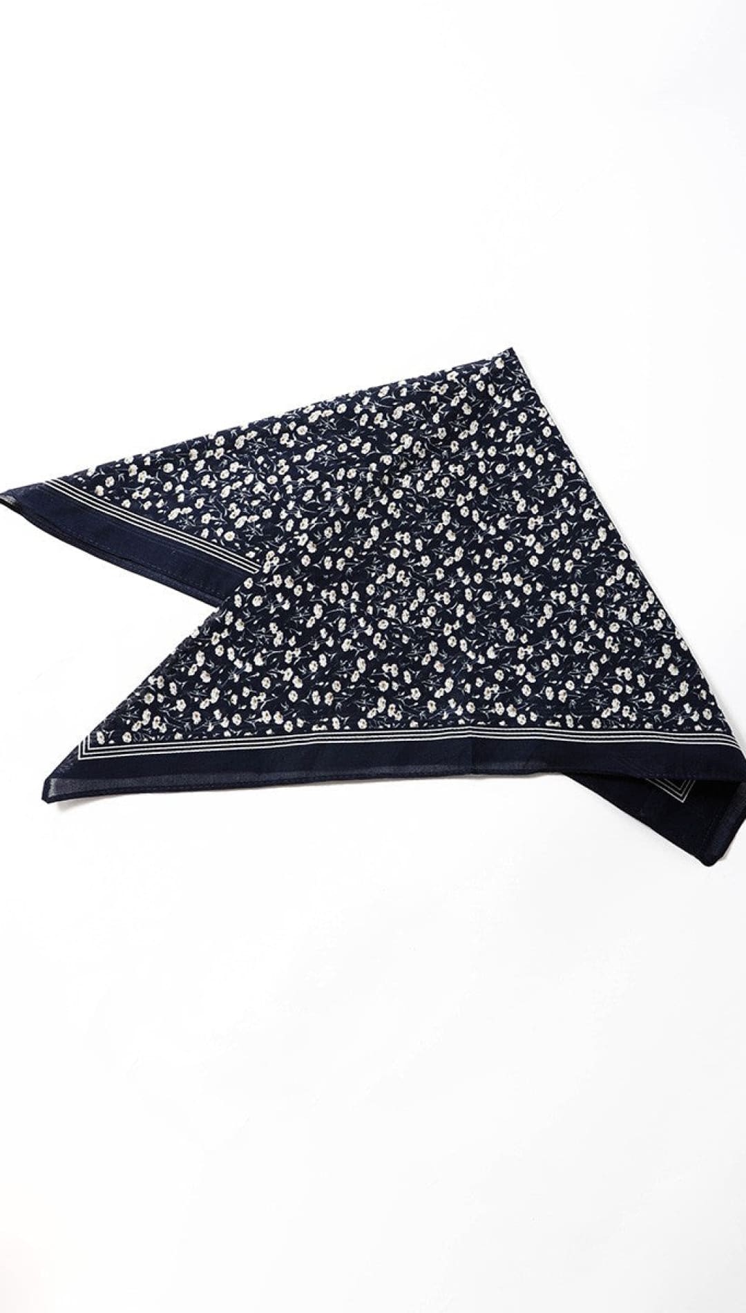 Floral Bandana - Navy - 280 Other Accessories