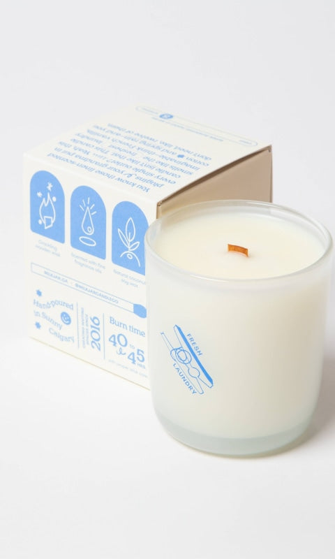 Fresh Laundry - Rain Cotton & Vanilla Coco Soy 8oz Candle - 310 Home/Gift