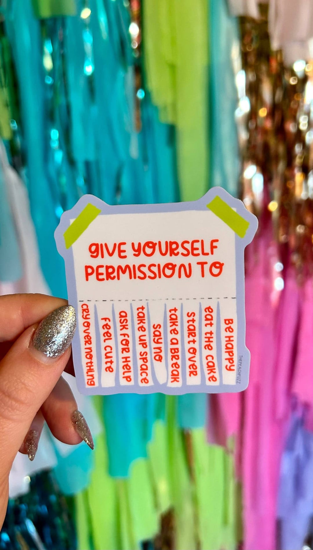 Give Yourself Permission Sticker