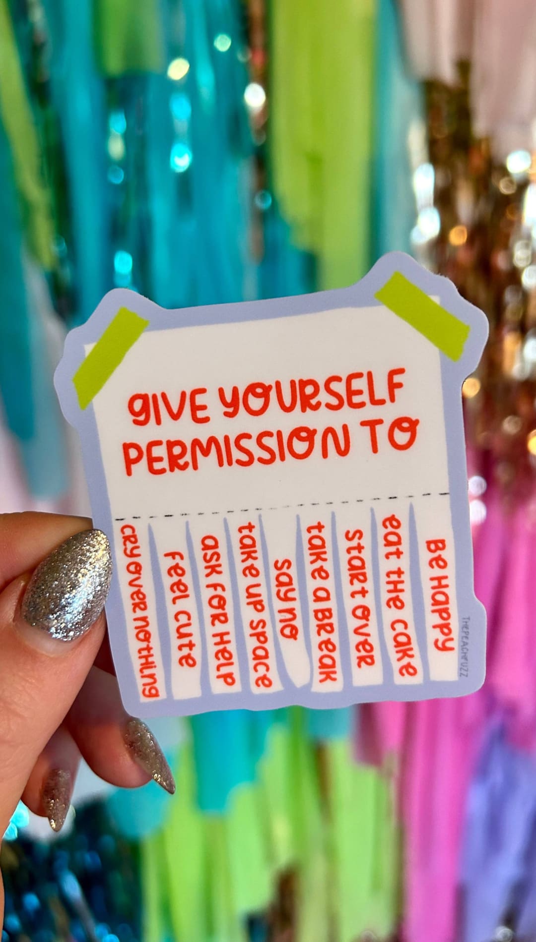 Give Yourself Permission Sticker