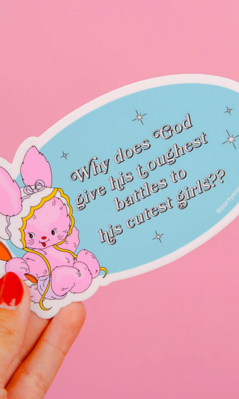 God’s Cutest Girls Bumper Sticker - 310 Home/Gift