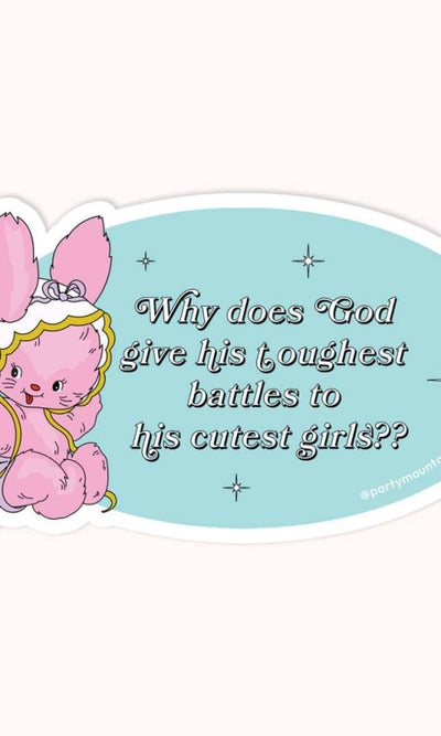 God’s Cutest Girls Bumper Sticker - 310 Home/Gift