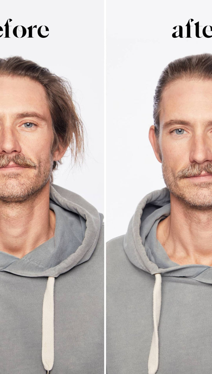 Gray hoodie with drawstrings and hood.