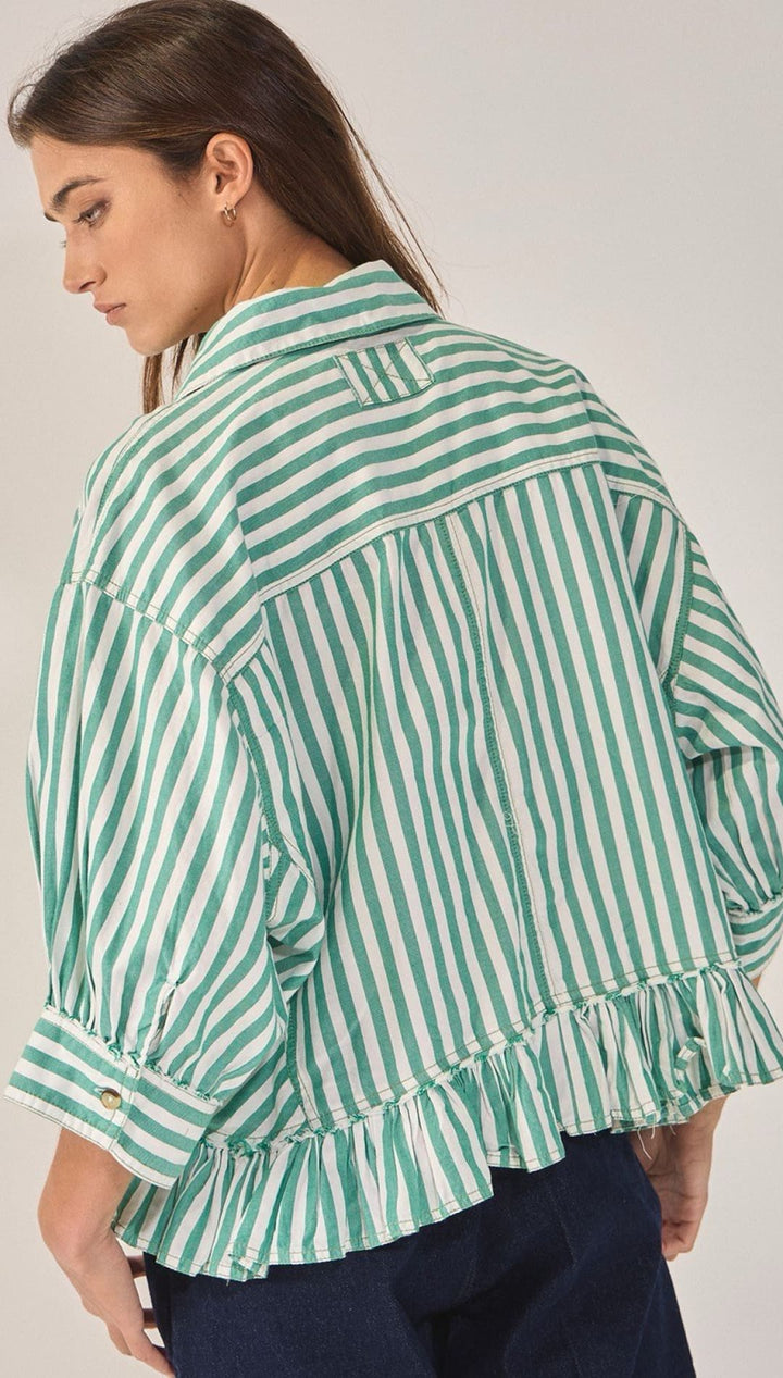 Hamptons Striped Top - 100 Short Sleeve