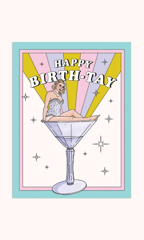 Happy Birth-Tay | Birthday Card - 310 Home/Gift